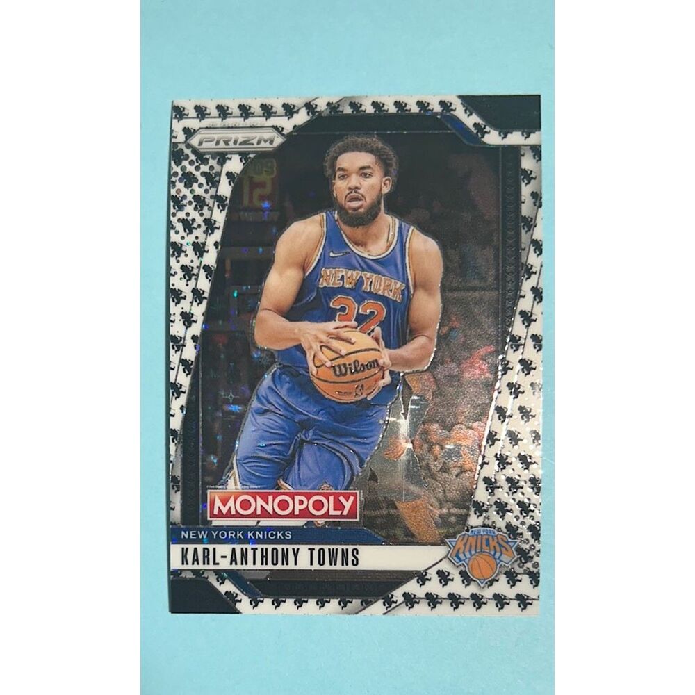 2024-25 Panini Prizm Monopoly Man Black & White Karl-Anthony Towns #89